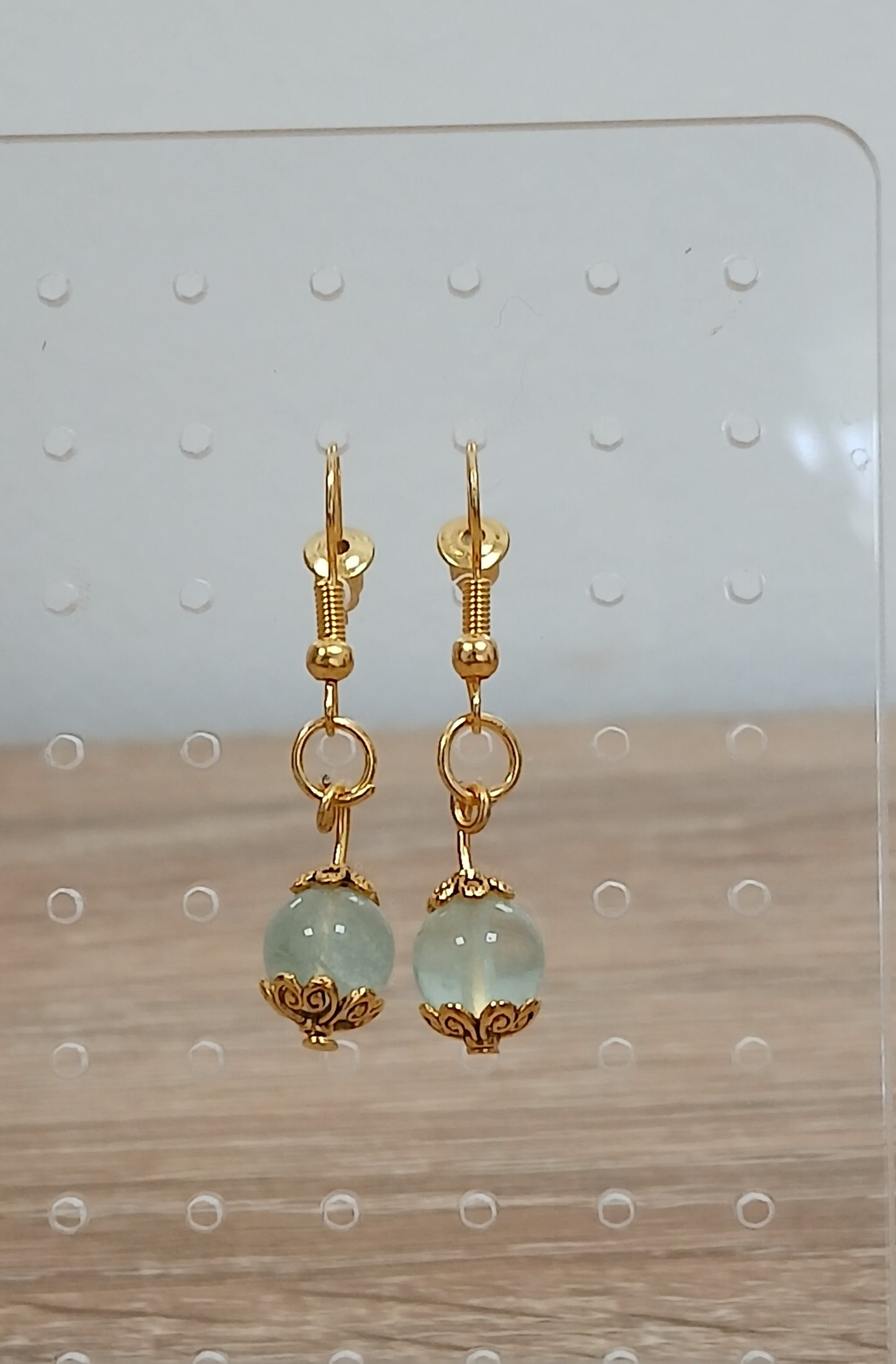 Boucles fluorine verte