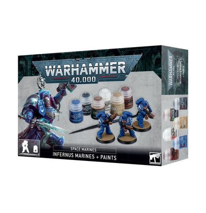 Space Marines: Marines Infernus + Set de Peinture 60-11