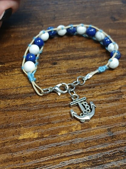 Bracelet Warp Lapis lazuli