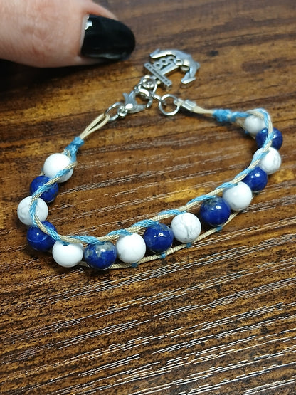 Bracelet Warp Lapis lazuli